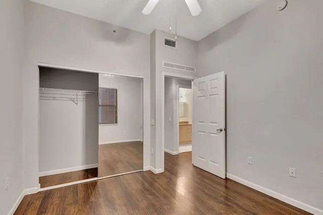 wooden floor in an empty room