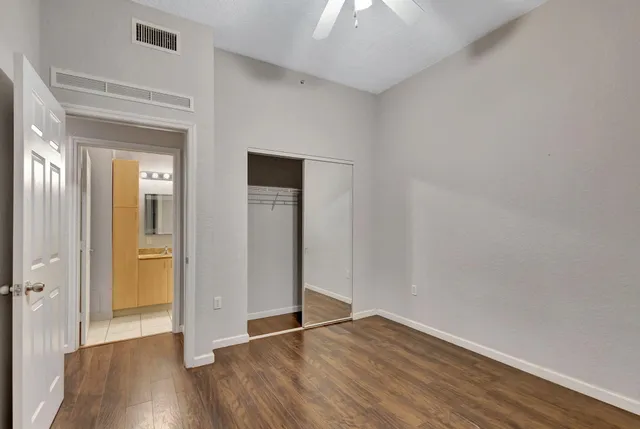 wooden floor in an empty room