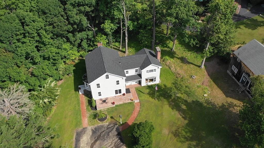 457 Edmands Road Framingham, MA 01701 - Photo 2 of 31 an aerial view of residential house with outdoor space and trees all around