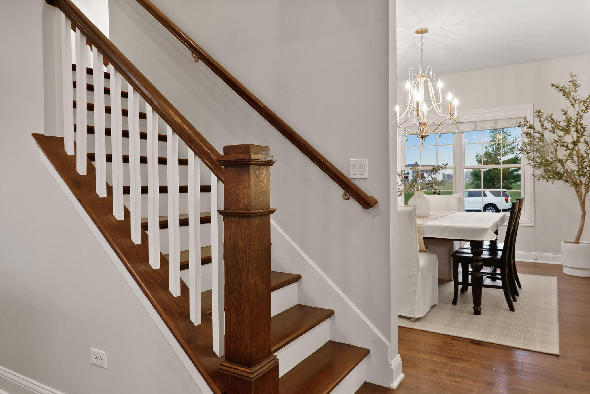 10230 Barbara Lane Munster, IN 46321 - Photo 16 of 47 a view of entryway and hall with wooden floor