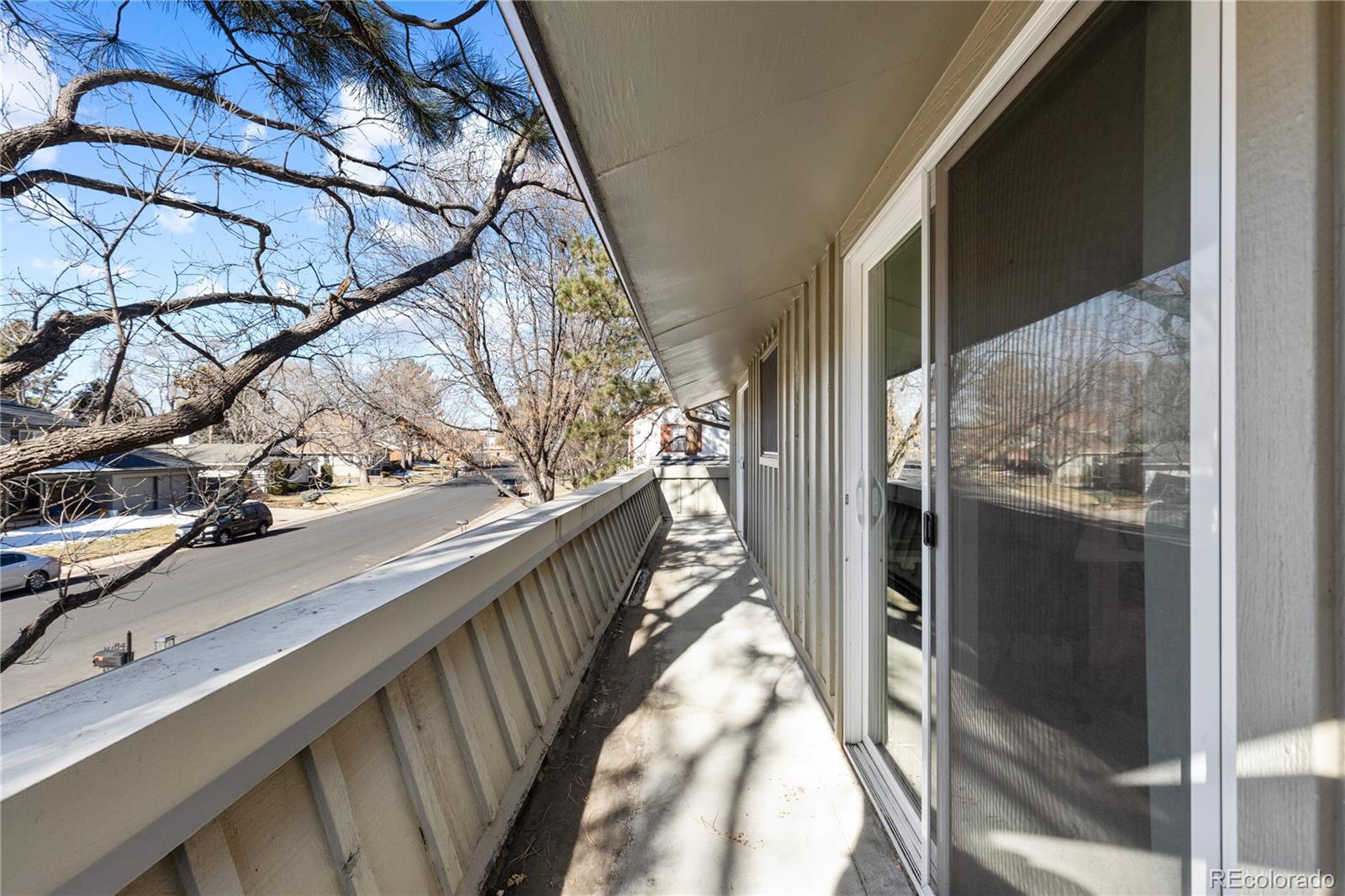 3764 South Niagara Way Denver, CO 80237 - Photo 32 of 50 a view of a balcony