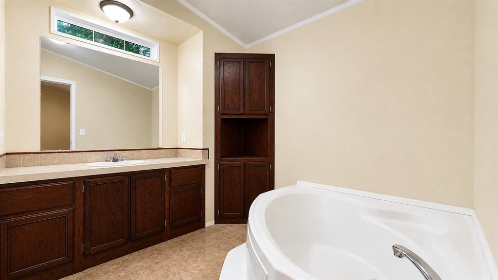 741 Waterfront Row Quitman, TX 75783 - Photo 20 of 40 a bathroom with a bathtub and a sink