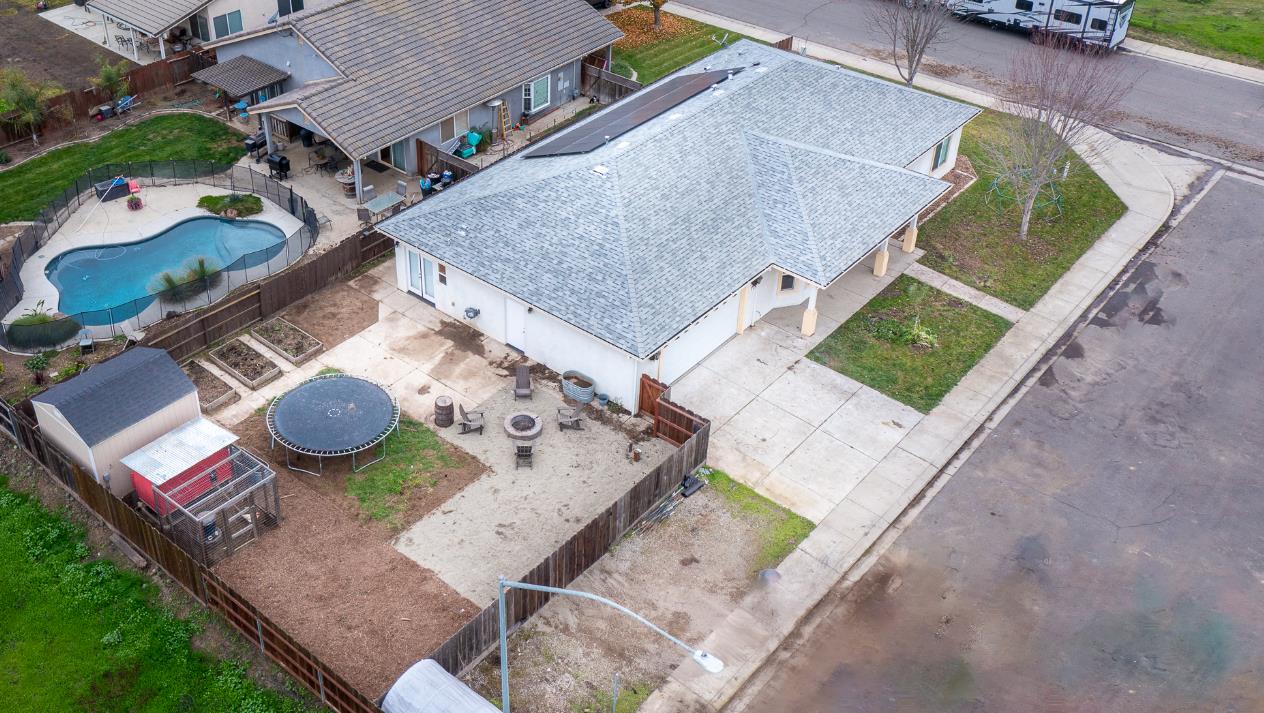 4530 Maximus Road Denair, CA 95316 - Photo 34 of 36 an aerial view of house with yard