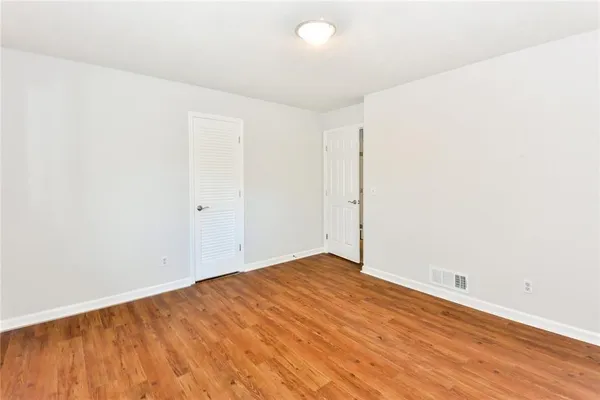 a view of empty room