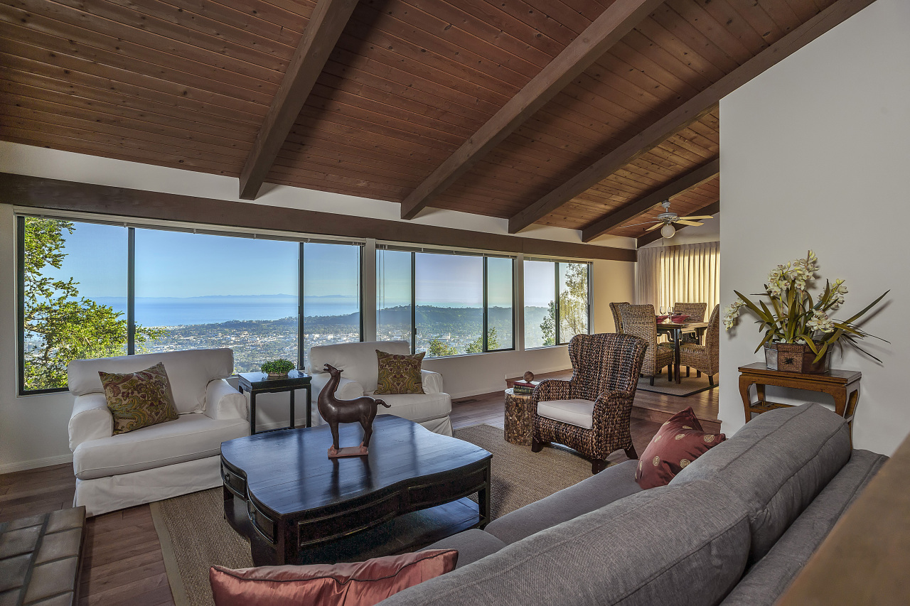 1500 Franceschi Road Santa Barbara, CA 93103 - Photo 2 of 18 a living room with furniture and a large window