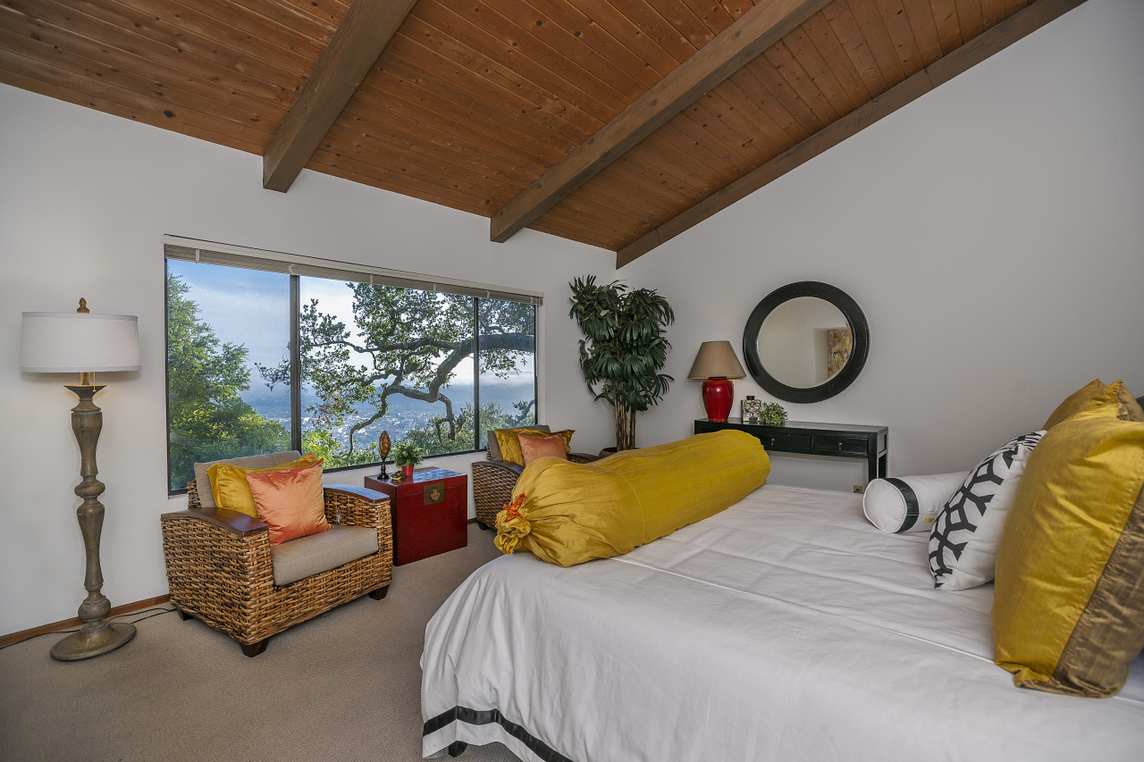 1500 Franceschi Road Santa Barbara, CA 93103 - Photo 7 of 18 a bedroom with a bed and window