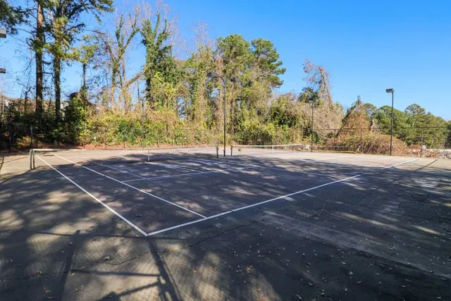 a view of a tennis court