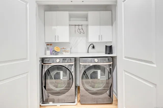 a close view of utility room