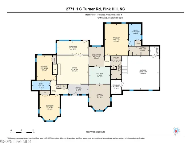 $400,000 | 2771 H C Turner Road, Pink Hill, NC 28572