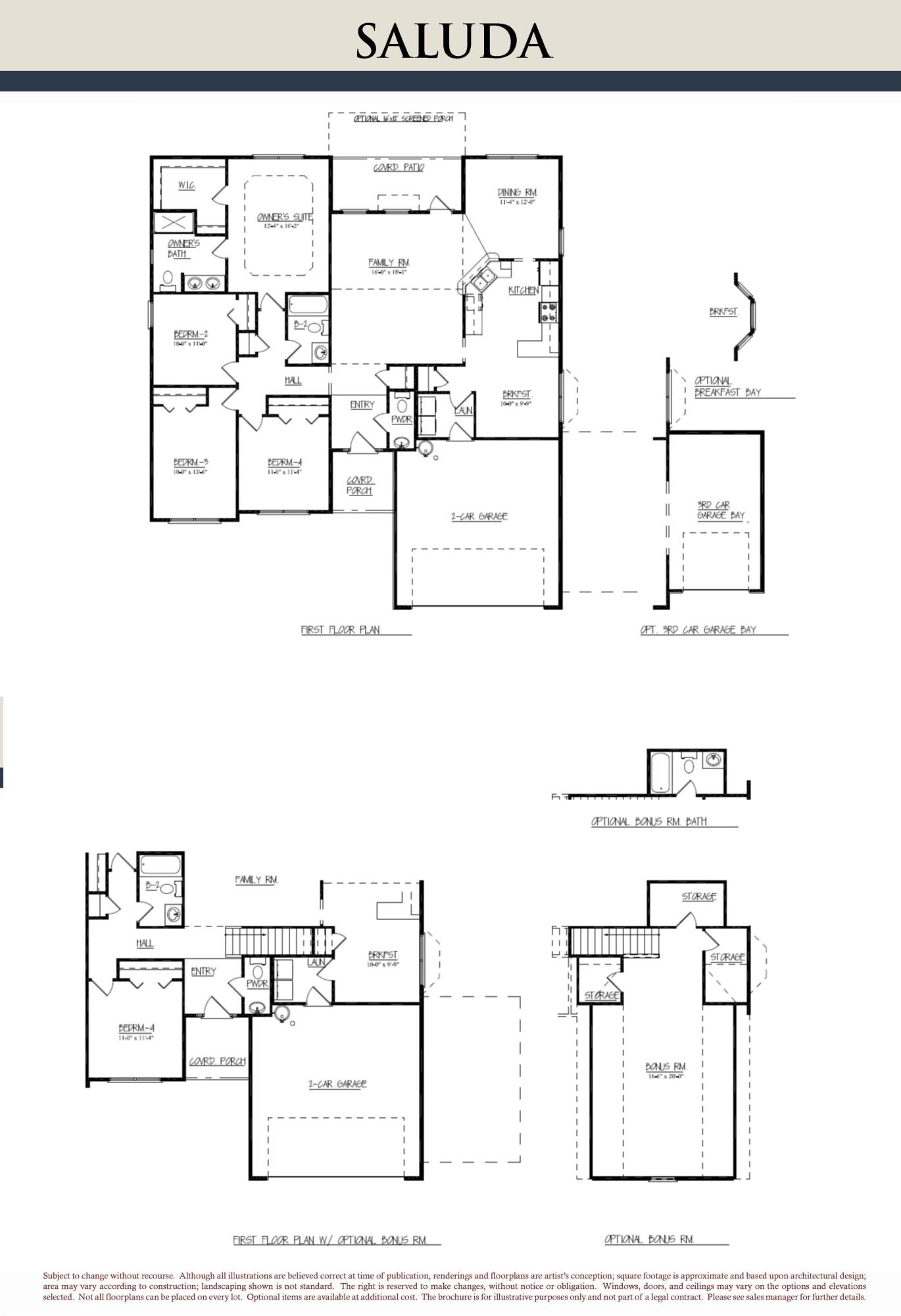 2110 Pimlico Drive Ridgeville, SC 29472 - Photo 2 of 2 MLS Saluda floor plan