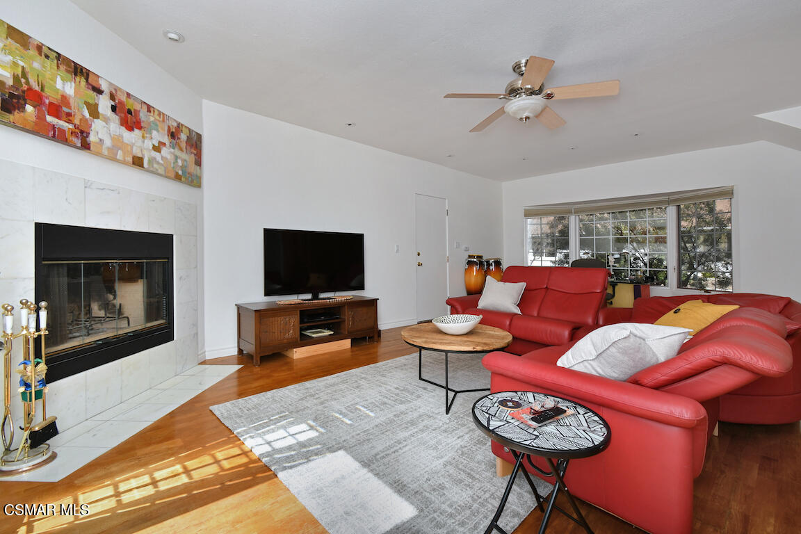 5342 Lewis Road Agoura Hills, CA 91301 - Photo 32 of 80 Family room with fireplace