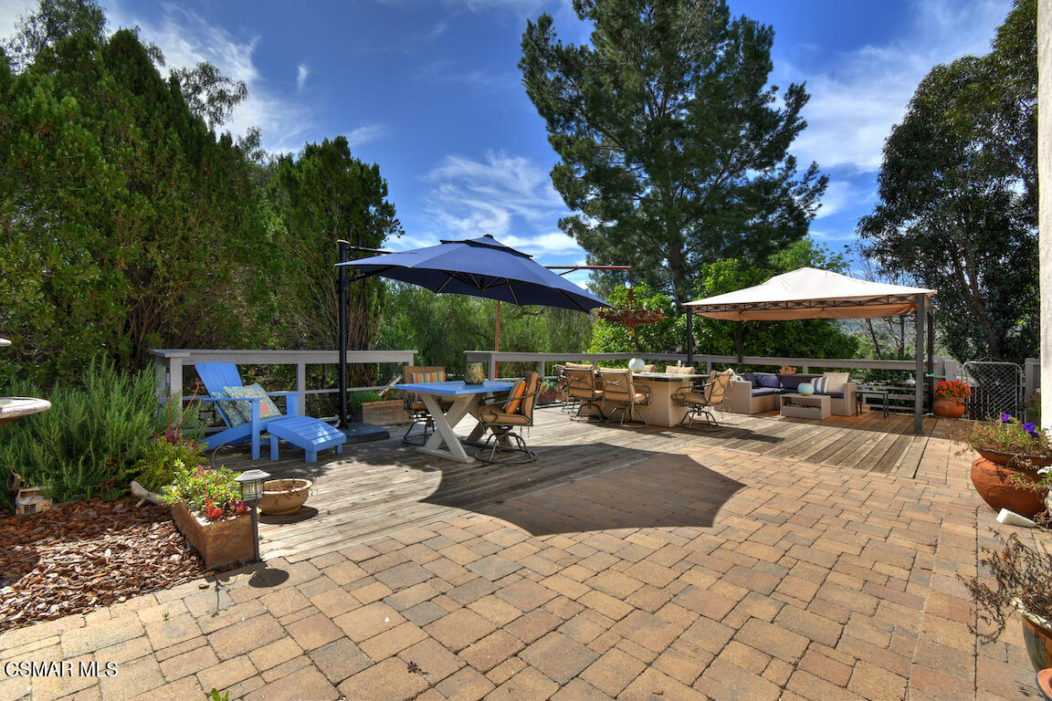 5342 Lewis Road Agoura Hills, CA 91301 - Photo 33 of 80 Pavered backyard