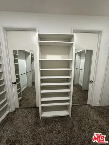 a view of closet area