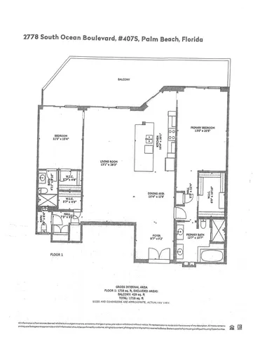 $1,495,000 | 2778 South Ocean Boulevard, Unit S407, Palm Beach, FL 33480