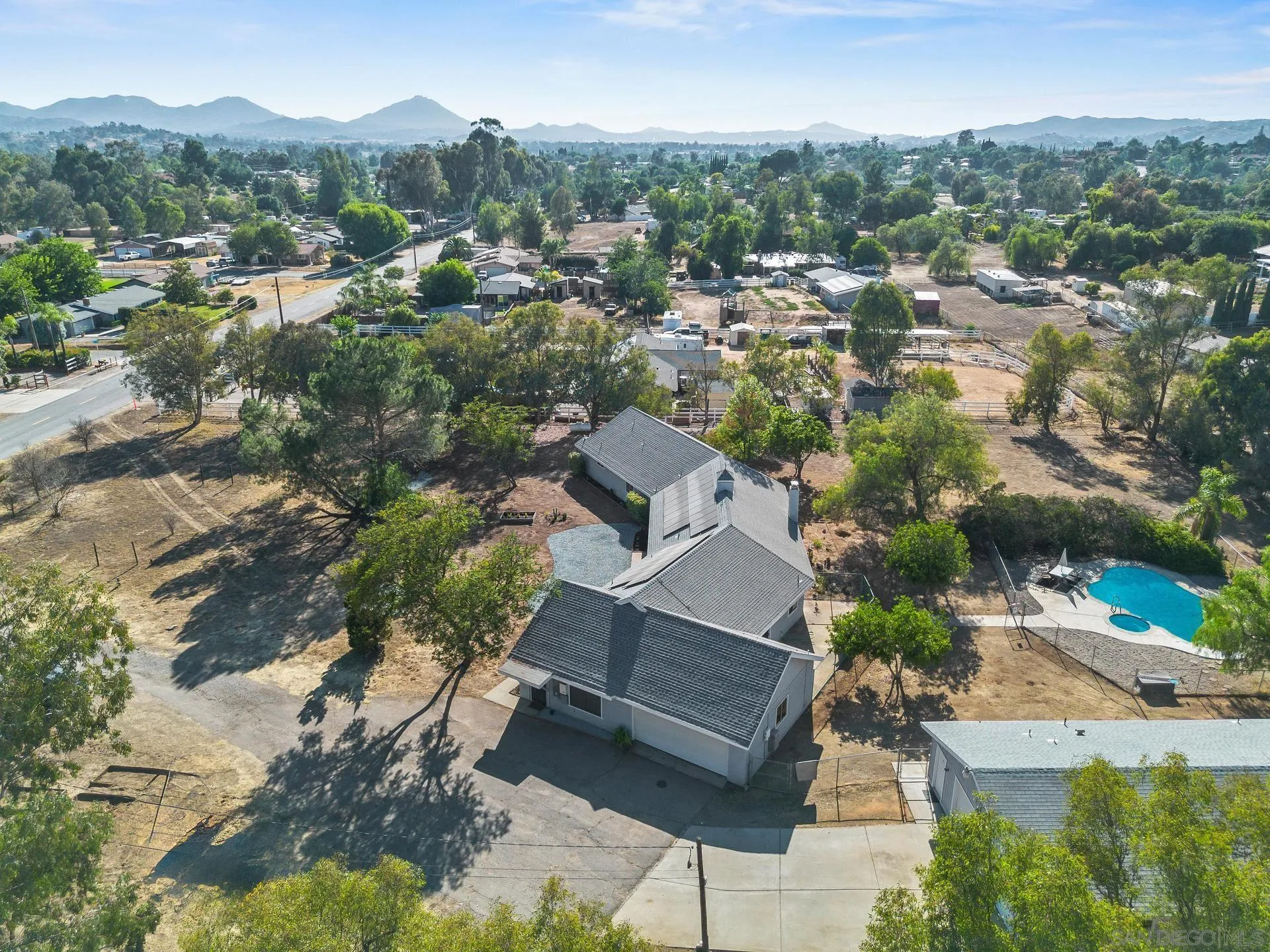 539 Steffy Road Ramona, CA 92065 - Photo 55 of 60 an aerial view of multiple house