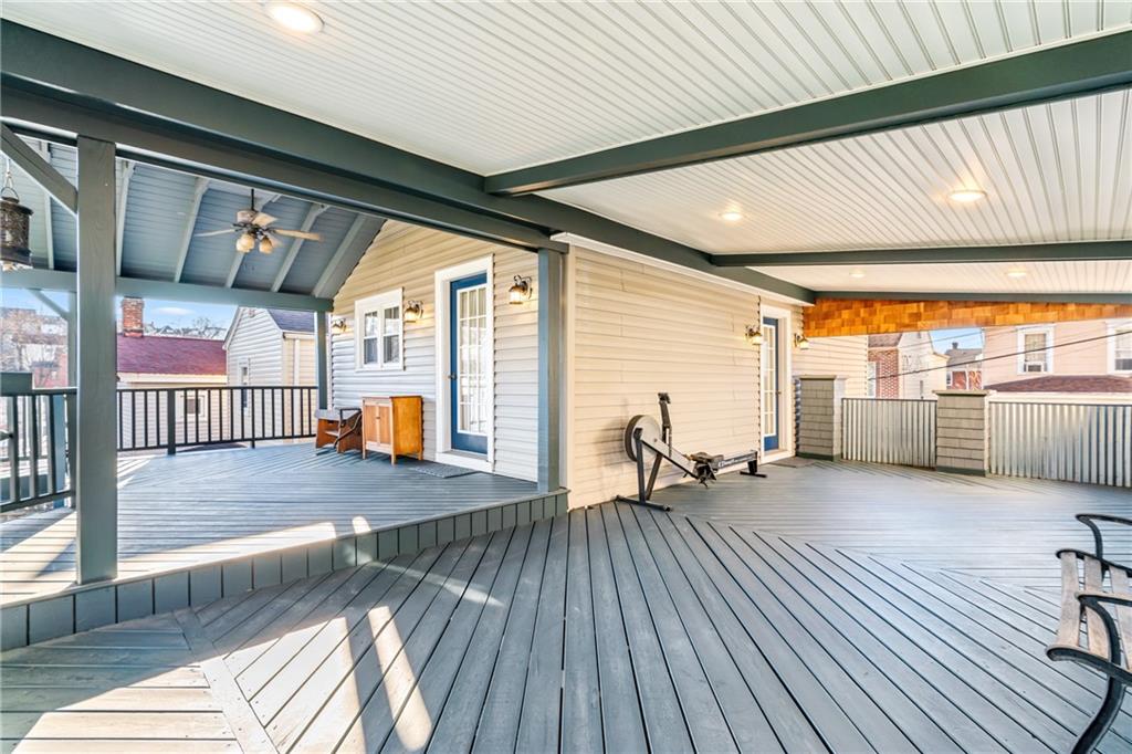 301 Kramer Way Pittsburgh, PA 15211 - Photo 2 of 32 a view of a porch with wooden floor