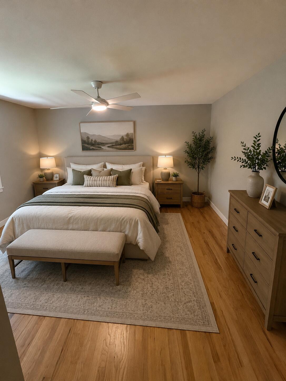 957 Old Farm Road Columbus, OH 43213 - Photo 19 of 35 Primary Bedroom - AI Generated Furniture