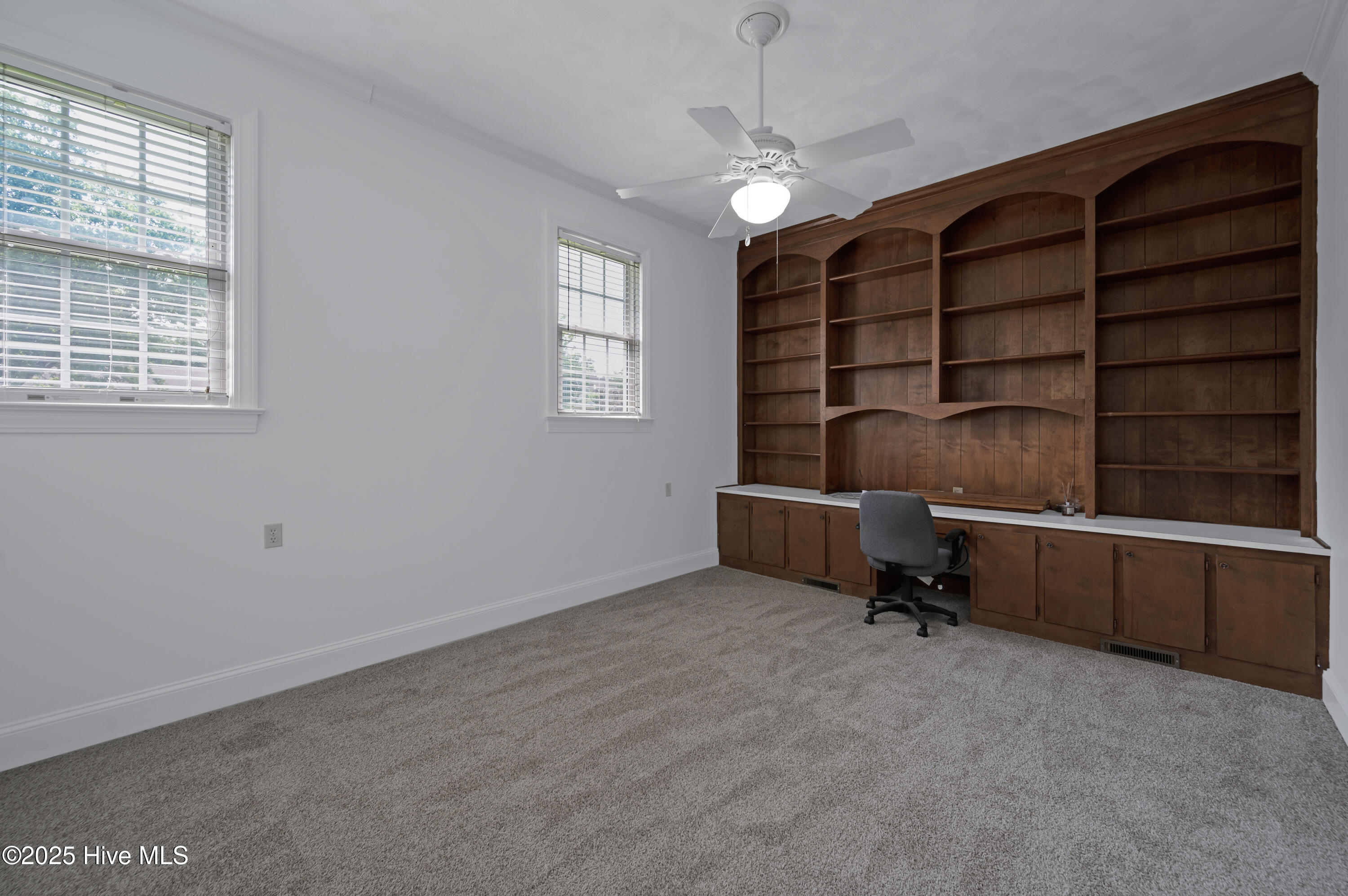 311 Prince Road Greenville, NC 27858 - Photo 30 of 52 Ground Level Bedroom 14'-9"x11'-11" with bookshelves