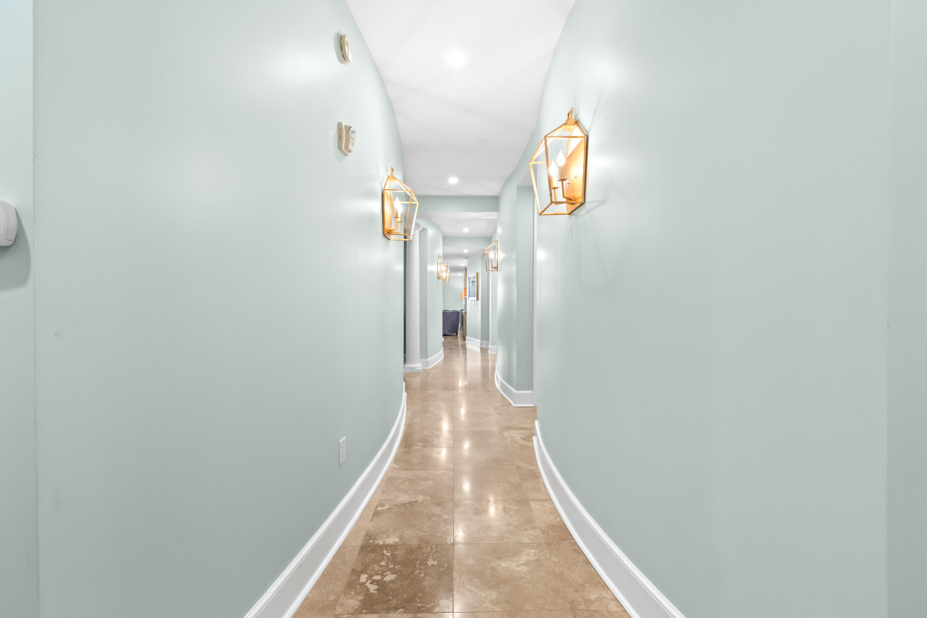 1363 West County Highway 30A, Unit 2120 Santa Rosa Beach, FL 32459 - Photo 3 of 107 a view of a hallway with wooden floor