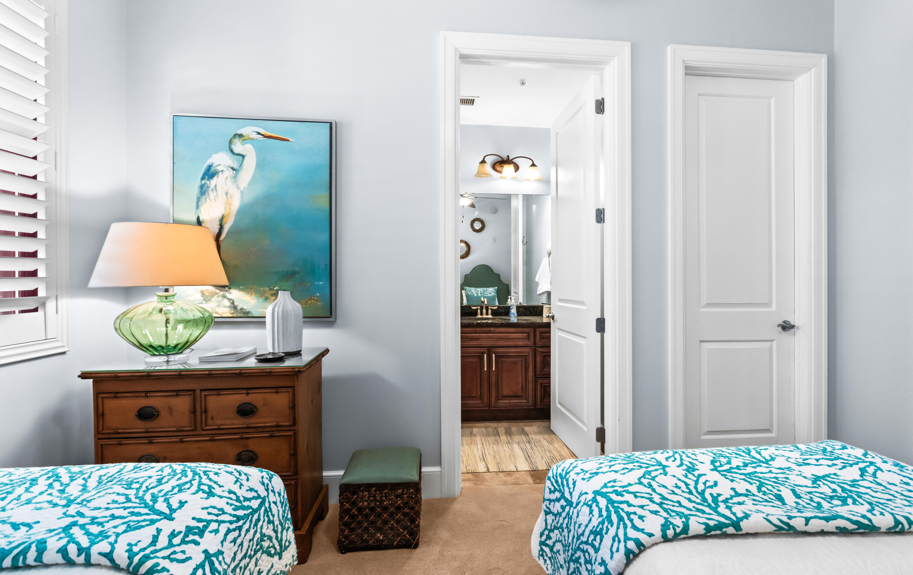 1363 West County Highway 30A, Unit 2120 Santa Rosa Beach, FL 32459 - Photo 53 of 107 a bedroom with a bed and a dresser