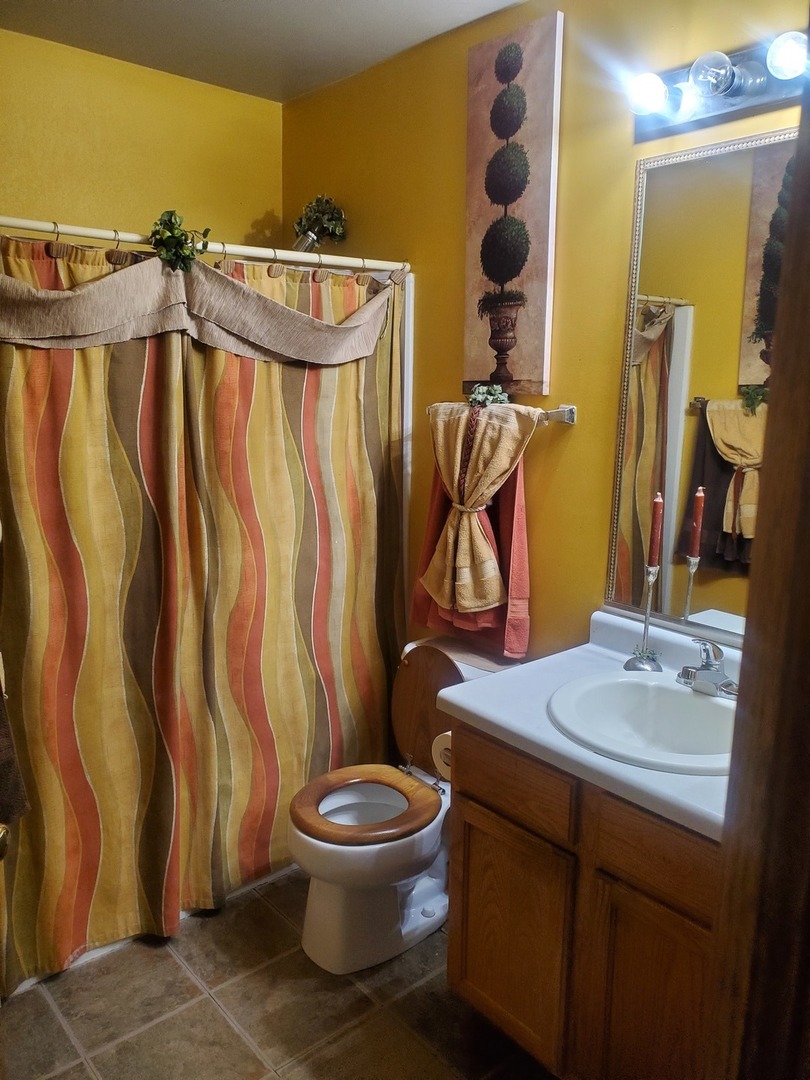 528 Alcott Lane Bolingbrook, IL 60440 - Photo 15 of 15 a bathroom with a sink a toilet and shower