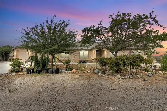 a view of a house with a tree