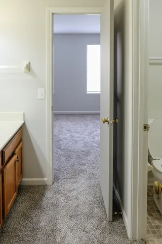 a view of a bathroom