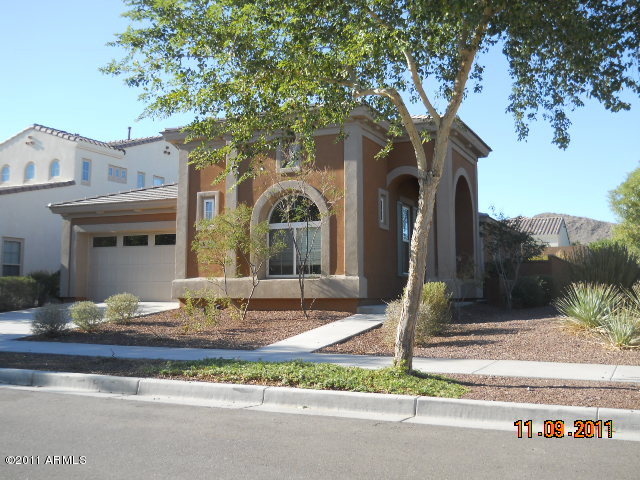 20864 West Ridge Road Buckeye, AZ 85396 - Photo 3 of 37 a front view of a house with garden