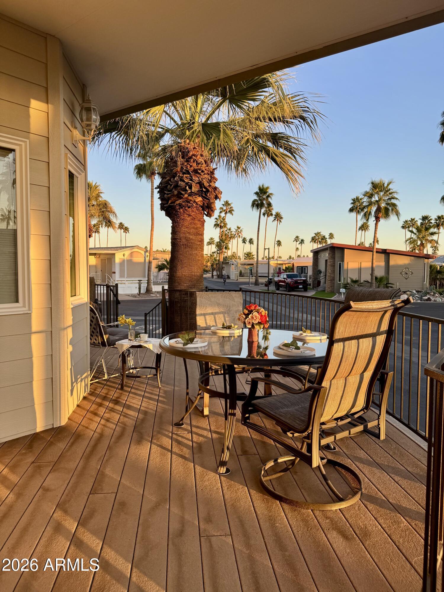 128 Aztec, Unit 214 Mesa, AZ 85205 - Photo 12 of 33 Trex deck