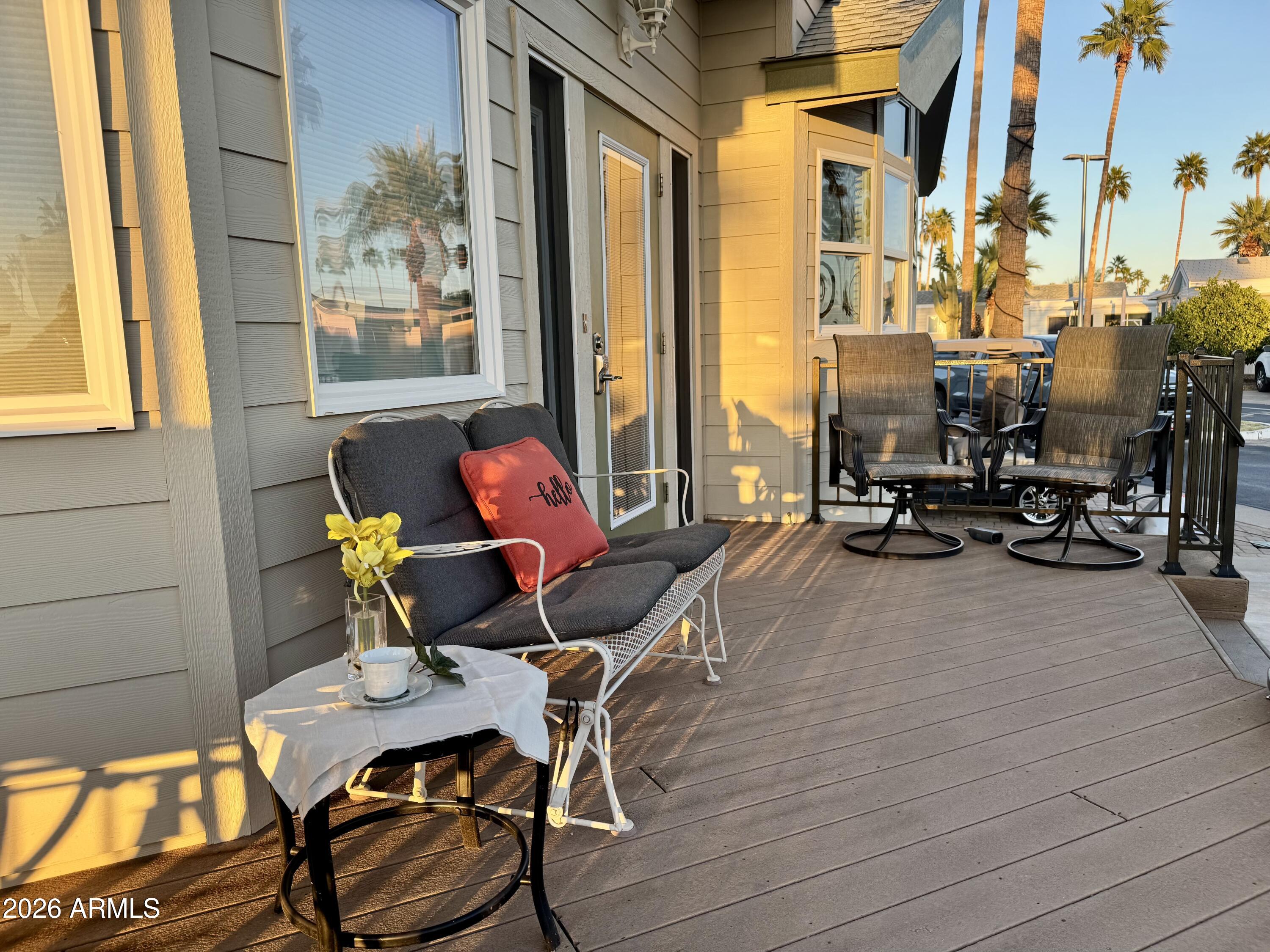 128 Aztec, Unit 214 Mesa, AZ 85205 - Photo 25 of 33 Inviting porch