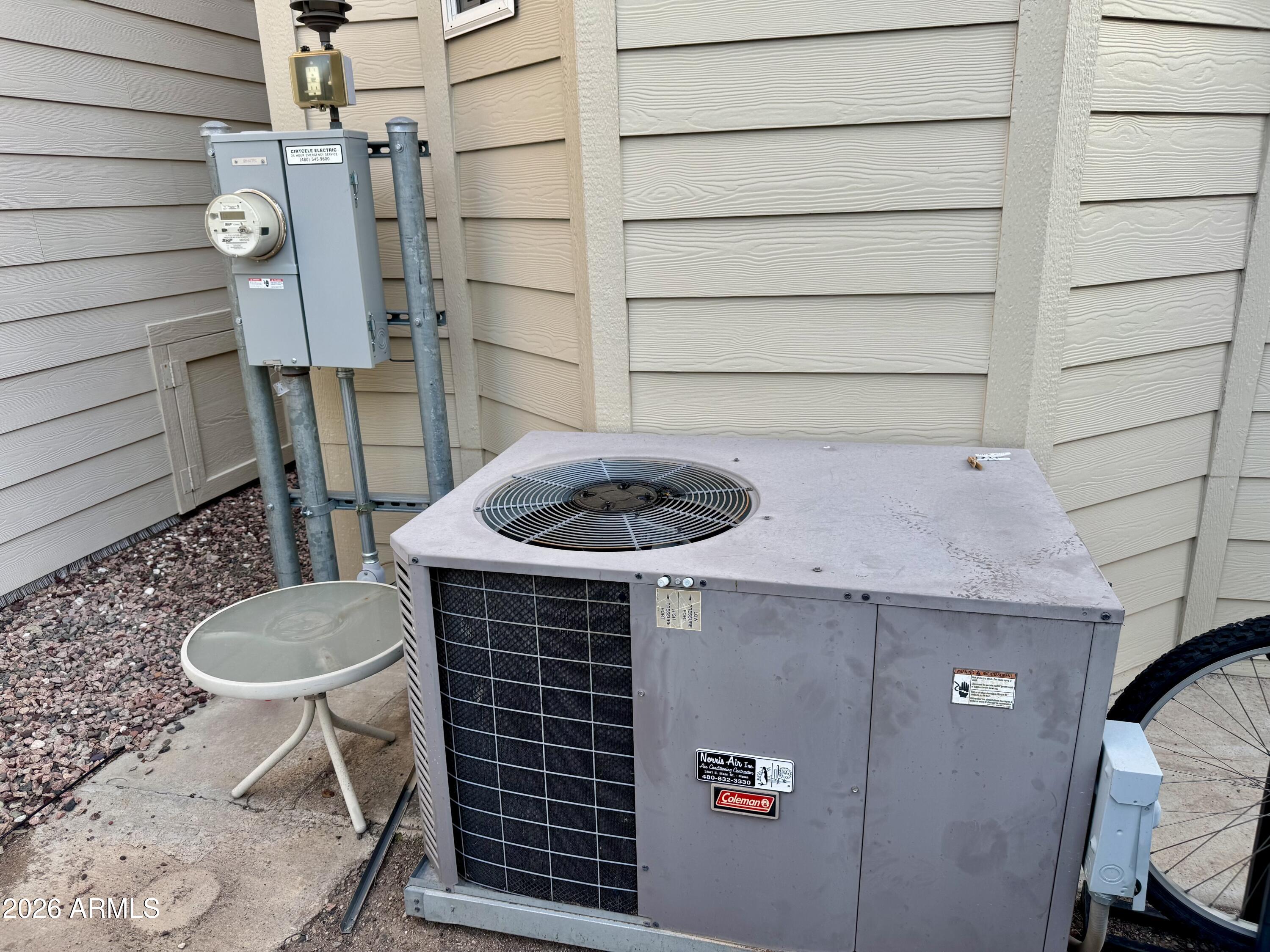 128 Aztec, Unit 214 Mesa, AZ 85205 - Photo 27 of 33 AC/heat pump
