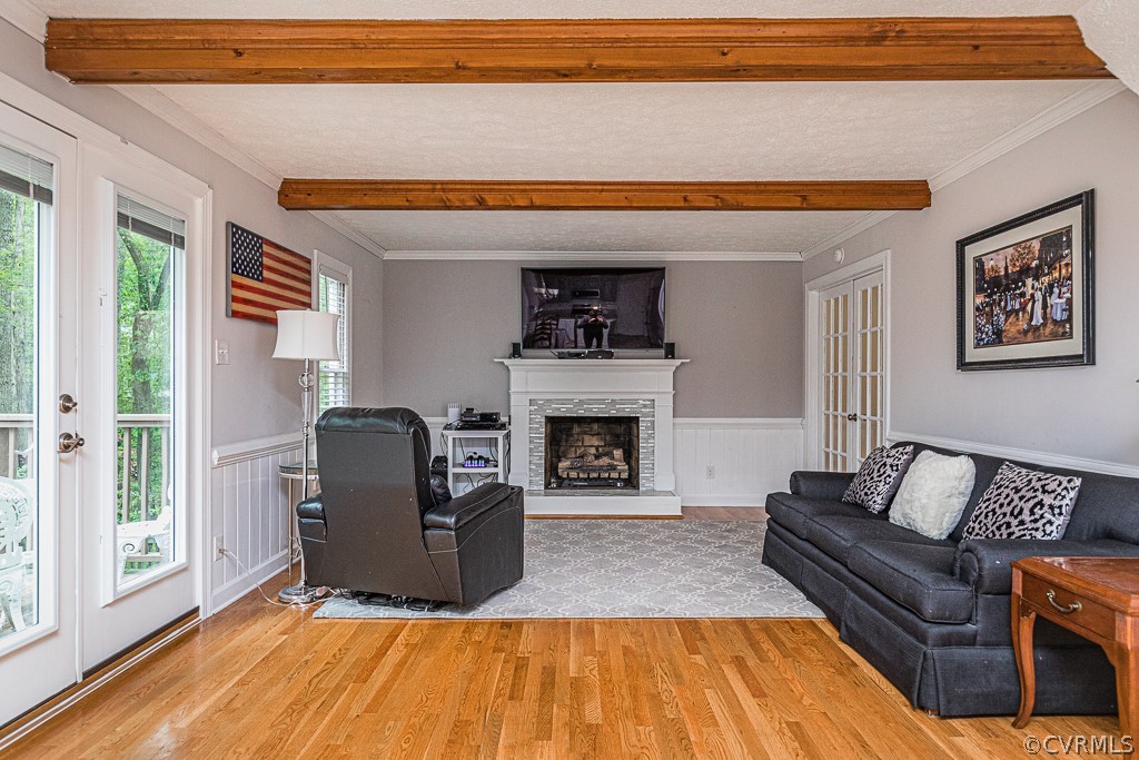 14209 Long Hill Road Midlothian, VA 23112 - Photo 22 of 50 a living room with furniture and a fireplace