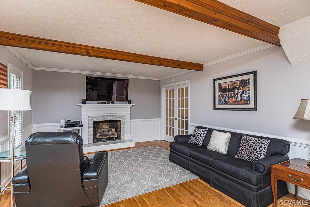 14209 Long Hill Road Midlothian, VA 23112 - Photo 24 of 50 a living room with furniture and a fireplace