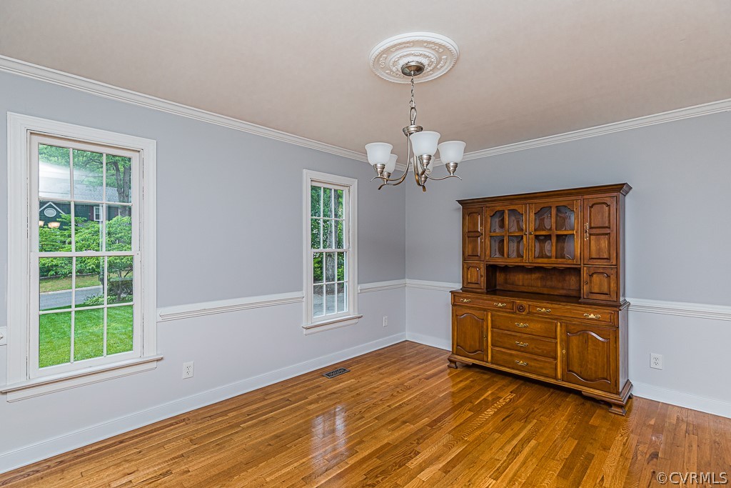 14209 Long Hill Road Midlothian, VA 23112 - Photo 7 of 50 a view of empty room with wooden floor and fan