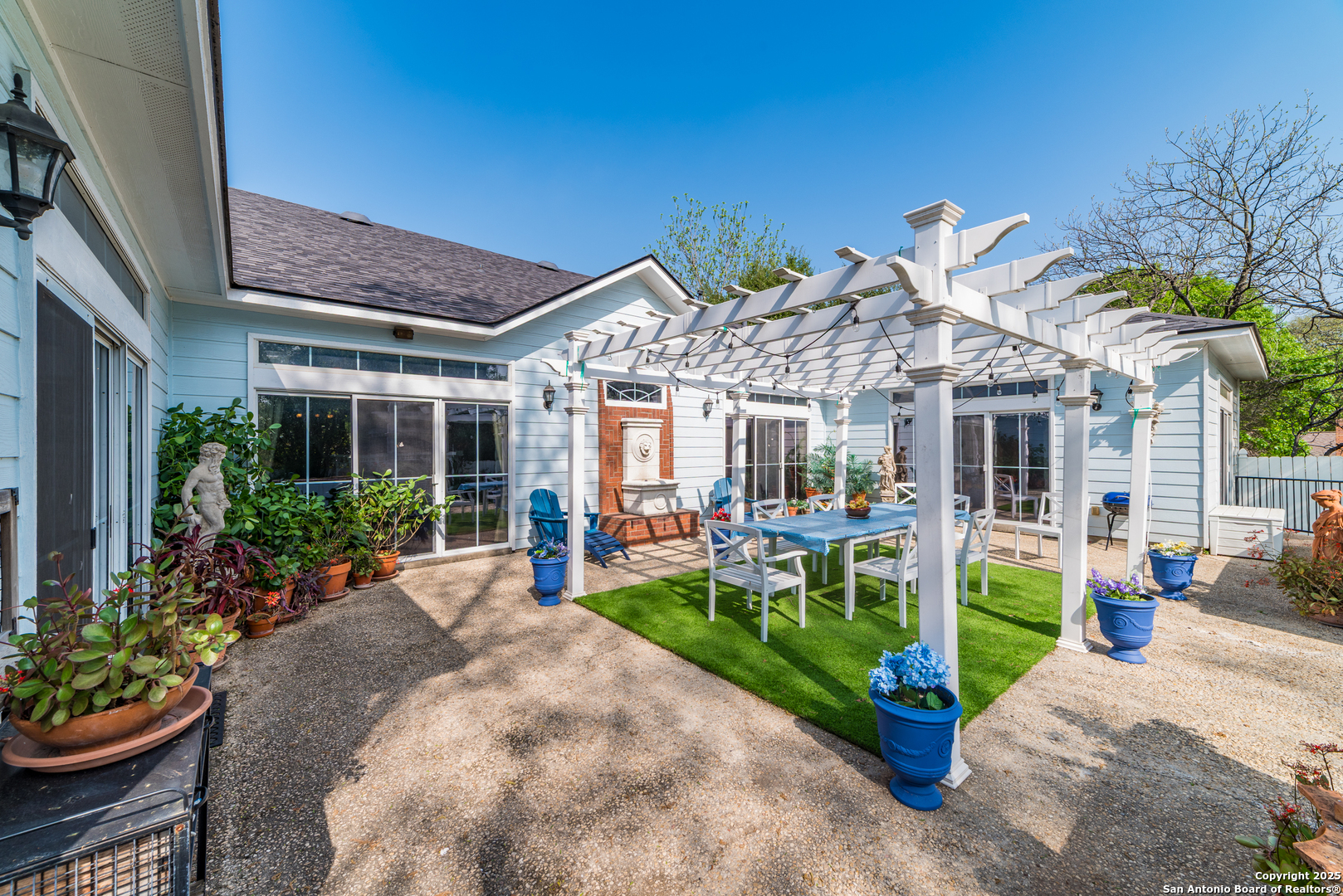 7226 North Vandiver Road San Antonio, TX 78209 - Photo 52 of 59 a view of a house with swimming pool and porch