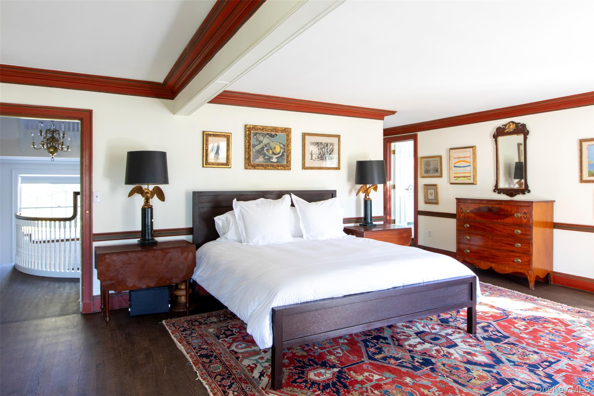 390 Erpf Road Arkville, NY 12406 - Photo 26 of 50 Bedroom, crown molding, wood floors, en suite large bathroom