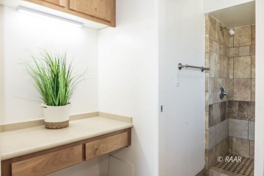 437 Peg Street Ridgecrest, CA 93555 - Photo 28 of 35 a view of bathroom with a potted plant on a shower