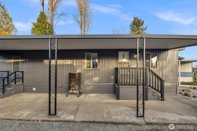 a house with a outdoor space