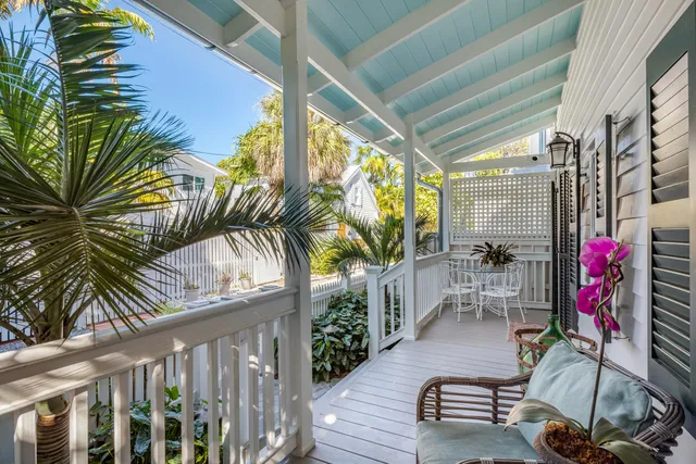 a view of outdoor space with seating area