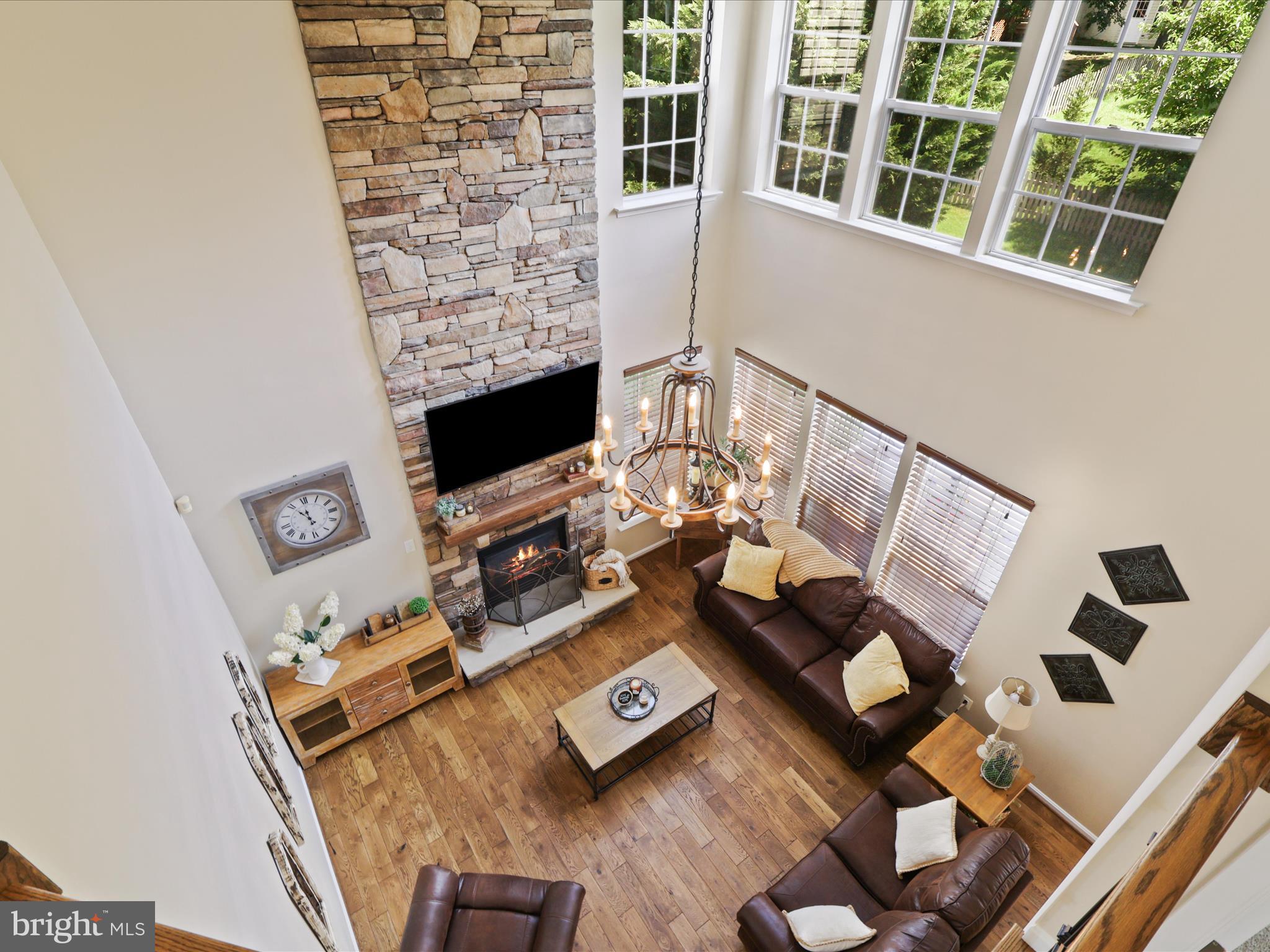 25530 Chilmark Drive Chantilly, VA 20152 - Photo 25 of 67 LR open to 2nd story