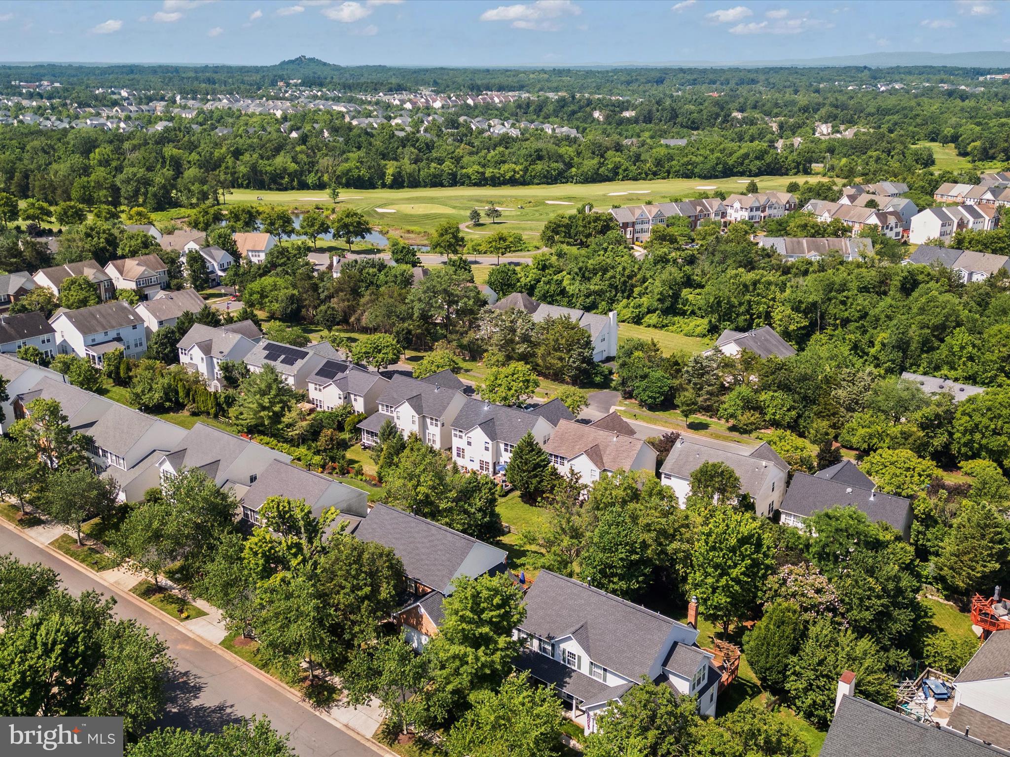 25530 Chilmark Drive Chantilly, VA 20152 - Photo 52 of 67 an aerial view of residential houses with outdoor space and trees