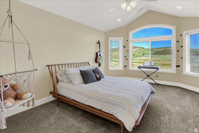 667 Hardscrabble Road Morgan, UT 84050 - Photo 30 of 51 North Upstairs Bedroom with carpet and ceiling fan