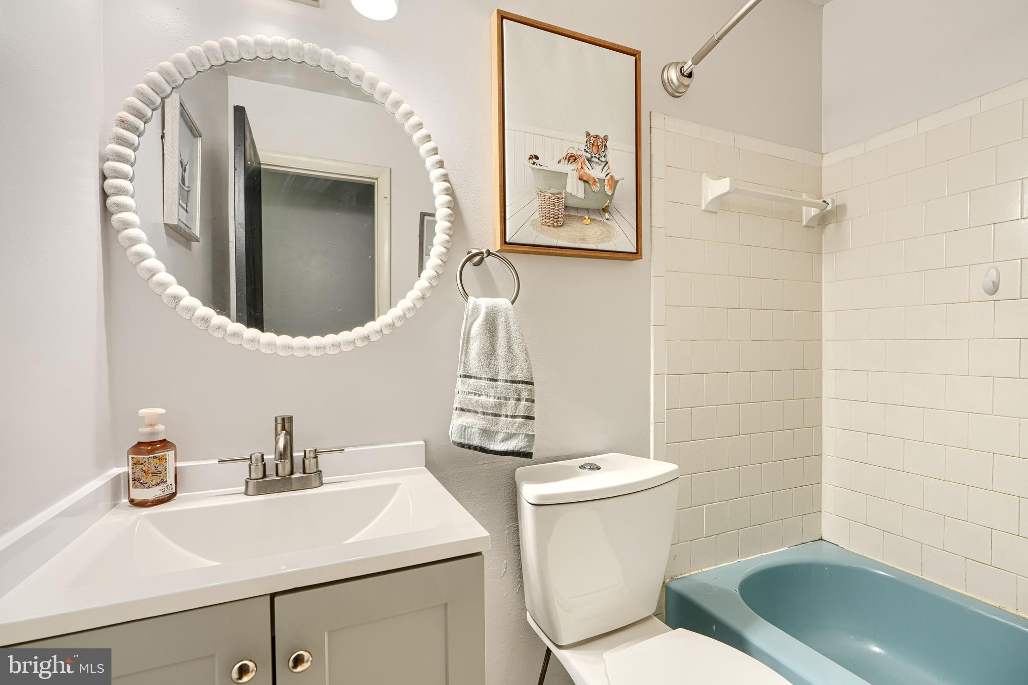 3007 Marlin Drive Riva, MD 21140 - Photo 20 of 34 a bathroom with a sink a mirror a toilet and a mirror