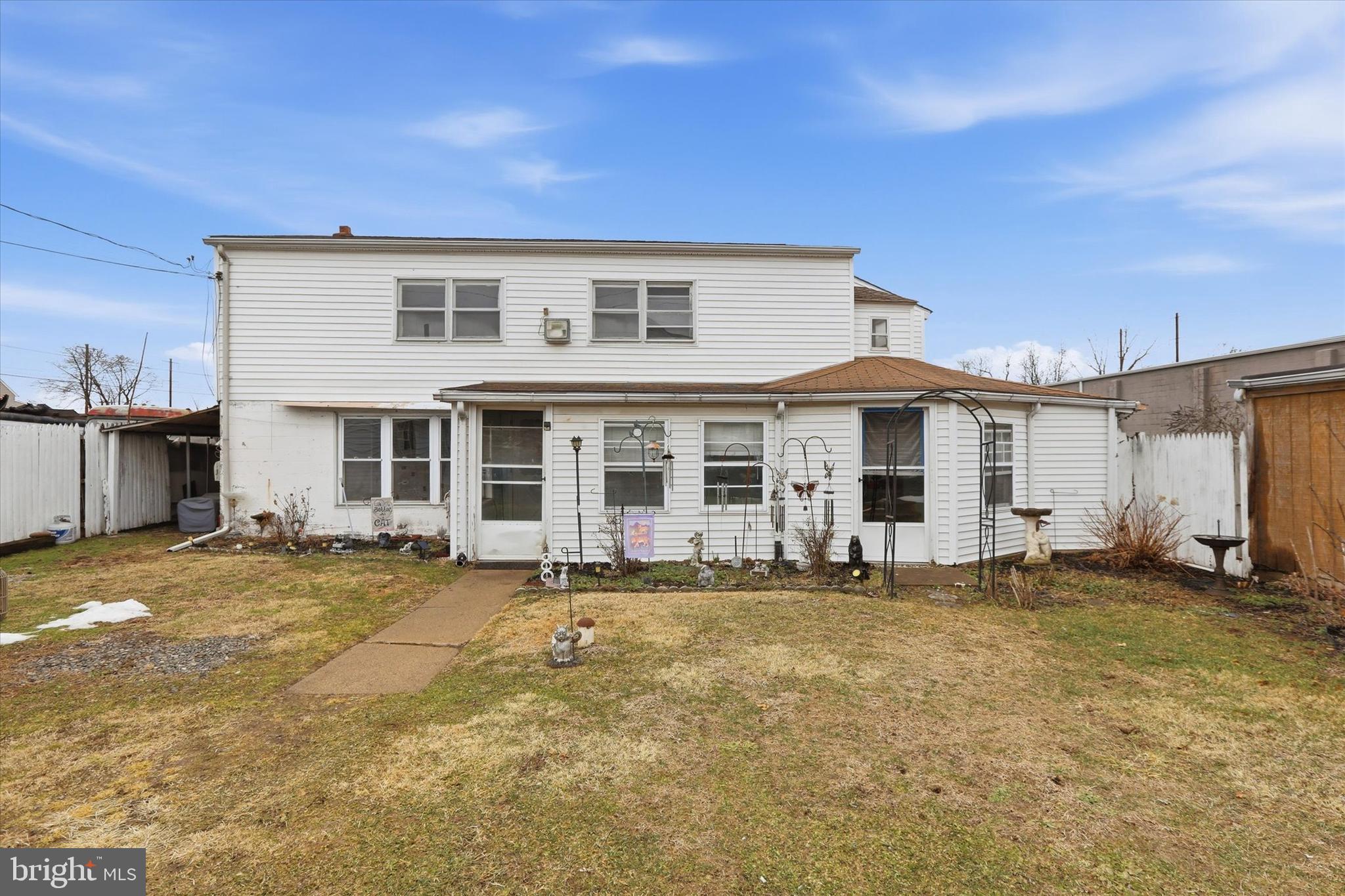 a view of a house with a patio