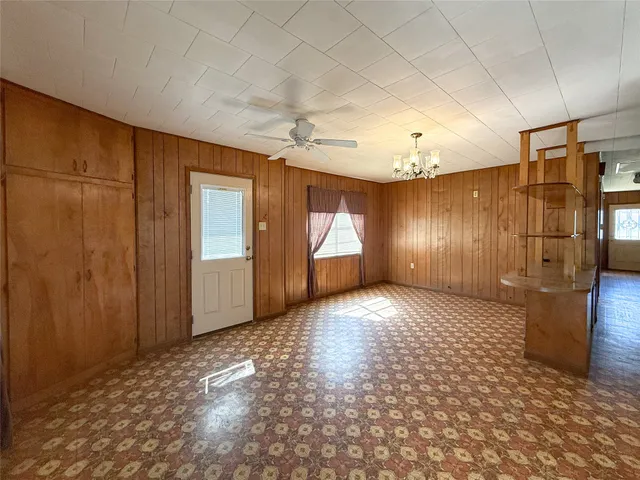 a view of a livingroom with a staircase