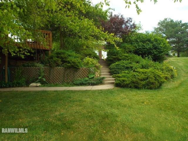 8796 East Center Road Stockton, IL 61085 - Photo 23 of 25 a view of a yard