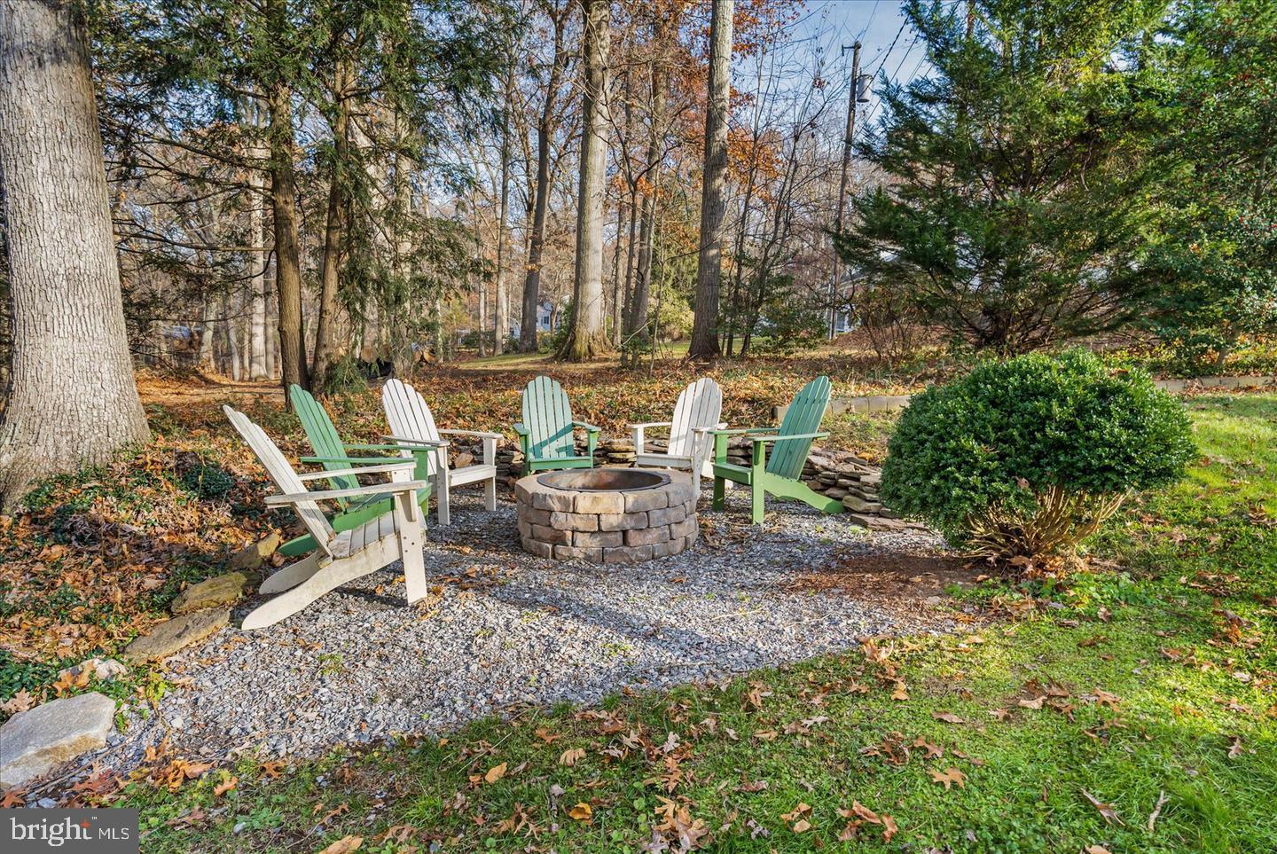 14629 Hanover Pike Upperco, MD 21155 - Photo 38 of 38 a view of backyard with table and chairs and a large tree