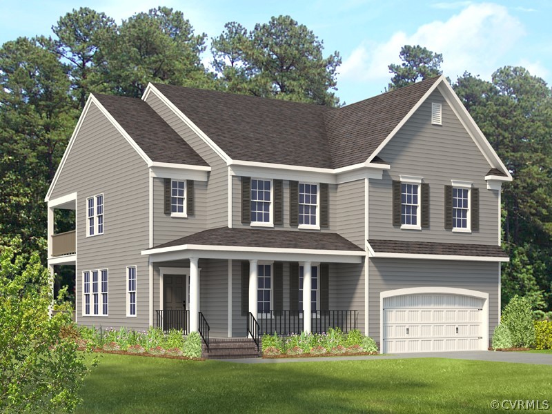 15519 Wolfboro Road Chesterfield, VA 23832 - Photo 1 of 3 HOME IS NOT YET BUILT - Rendering is from builder'