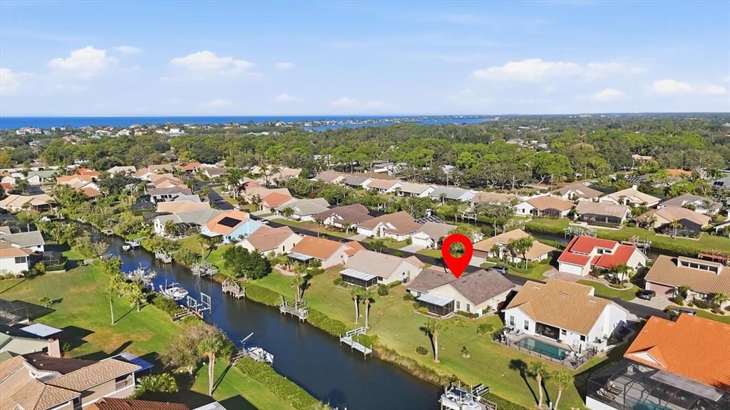 139 Inlets Boulevard, Unit 139 Nokomis, FL 34275 - Photo 49 of 59 an aerial view of residential houses with outdoor space and swimming pool
