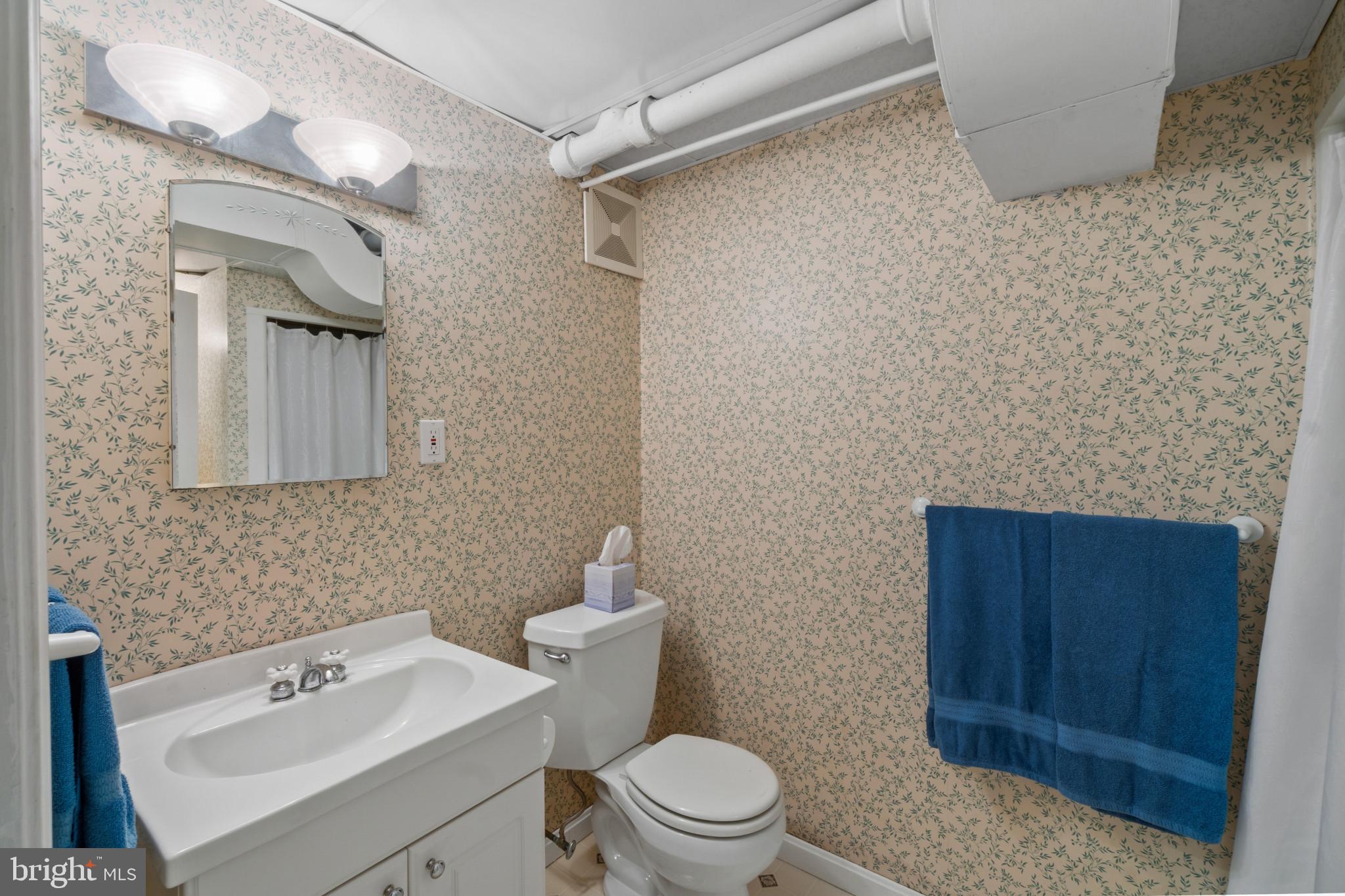 909 Weatherbee Road Towson, MD 21286 - Photo 47 of 51 a bathroom with a sink a toilet and mirror